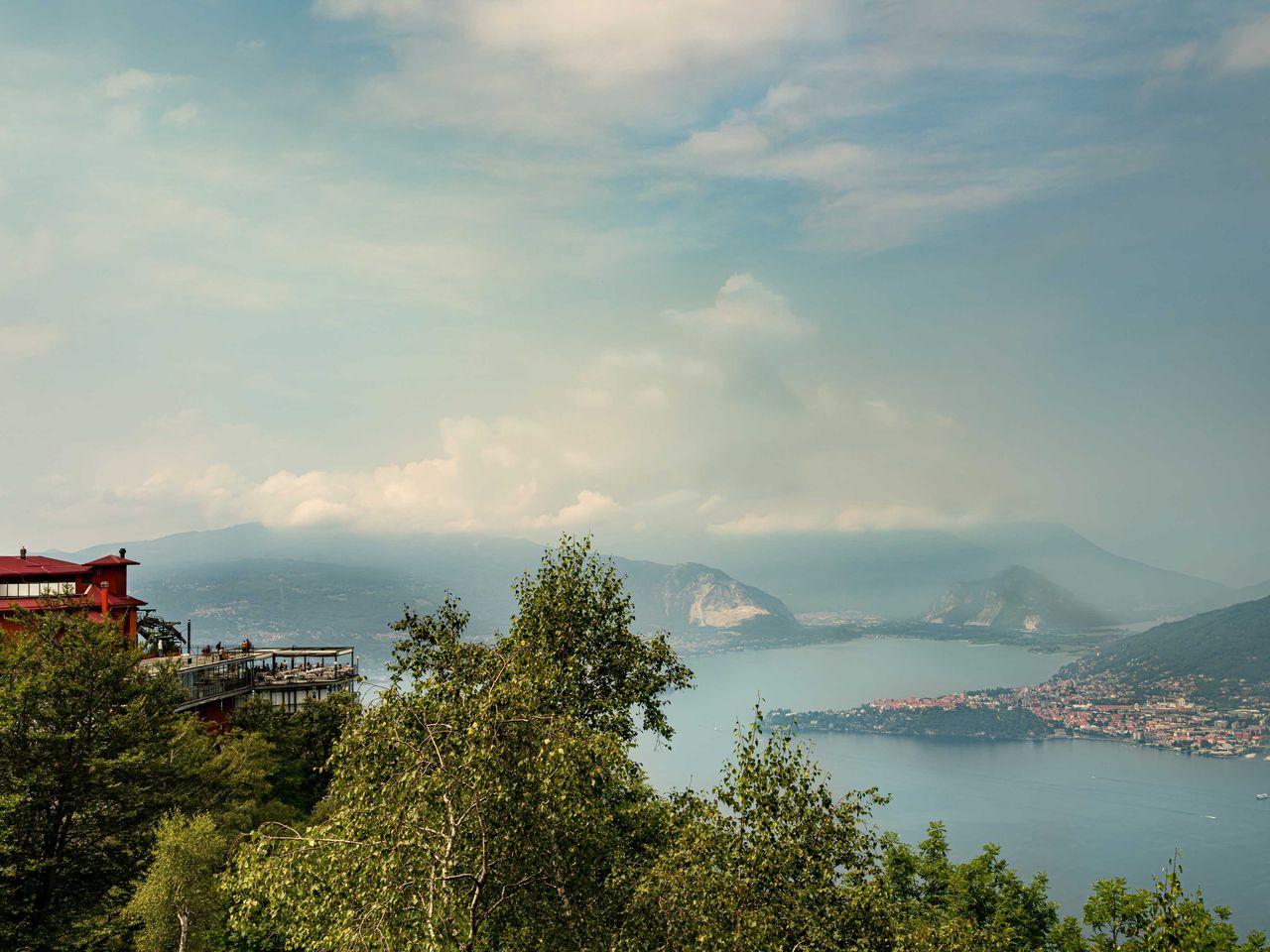 Lago Maggiore, Blick vom Sasso del Ferro