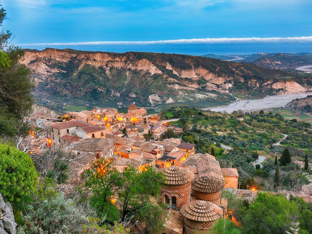 Stilo mit der Cattolica di Stilo