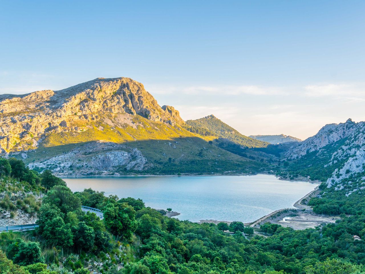 Stausee im Tramuntana-Gebirge