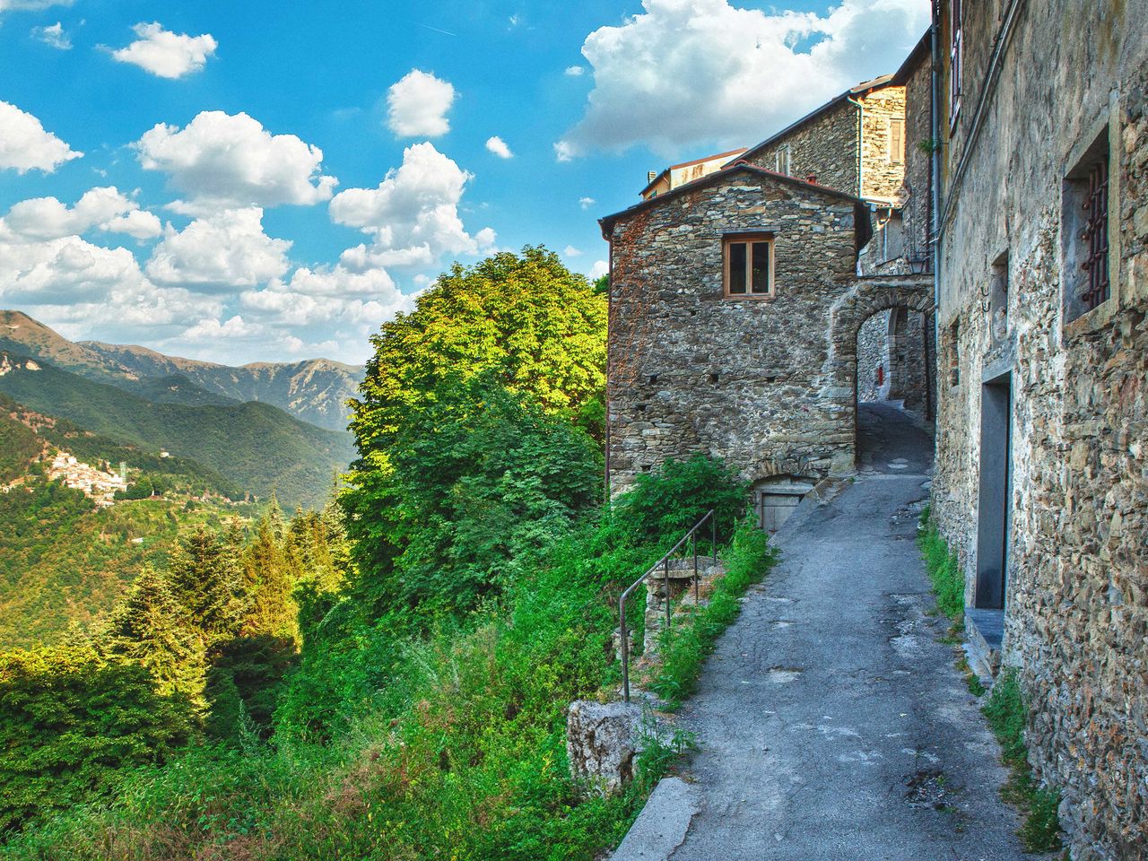 Bergdorf Triora in Ligurien