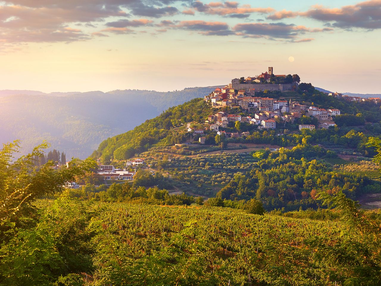 Motovun im Hinterland von Istrien