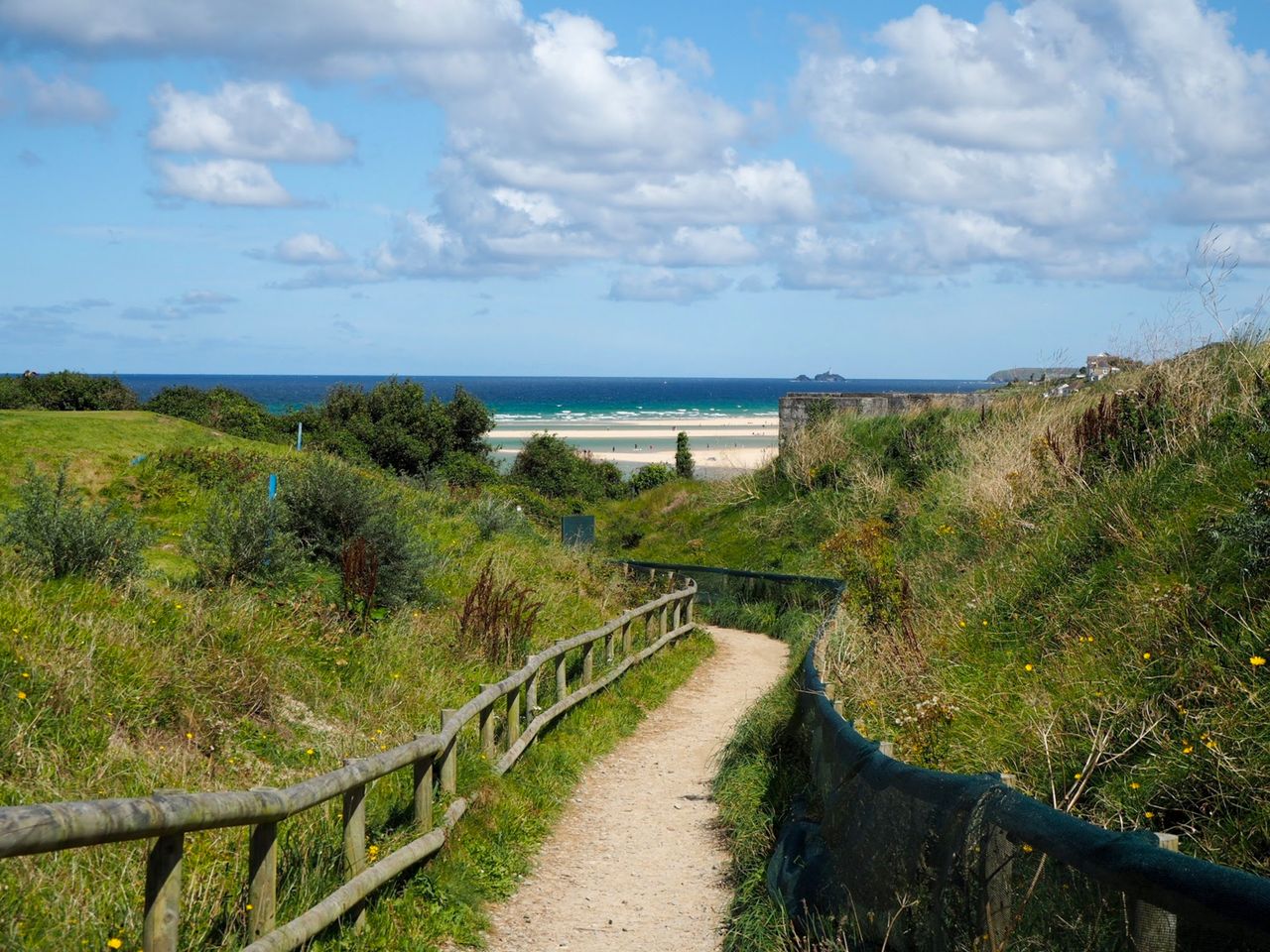 Porthkidney Beach bei Lelant, Cornwall