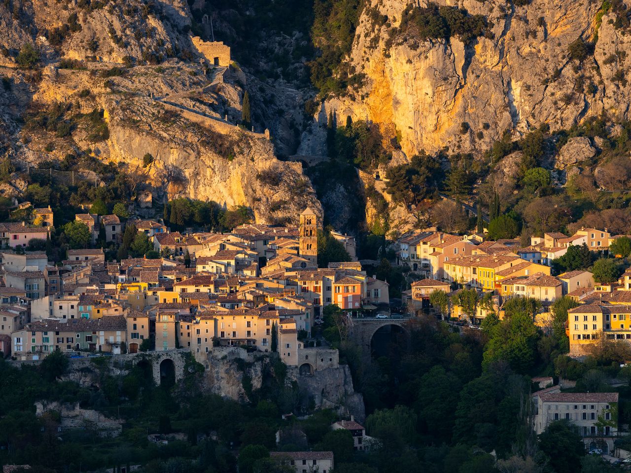 Moustiers-Sainte-Marie in Frankreich