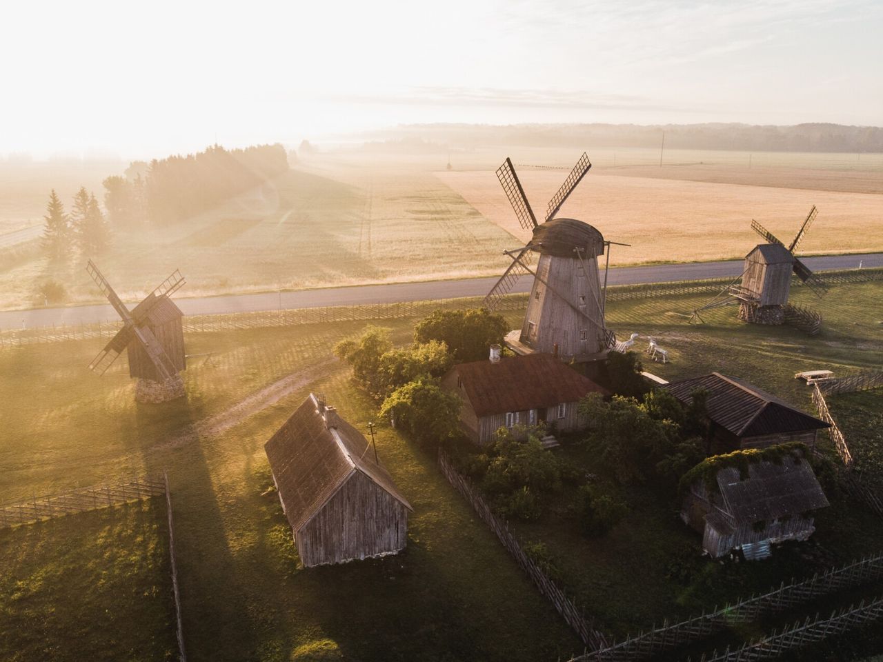 Windmühlen von Angla auf Saaremaa