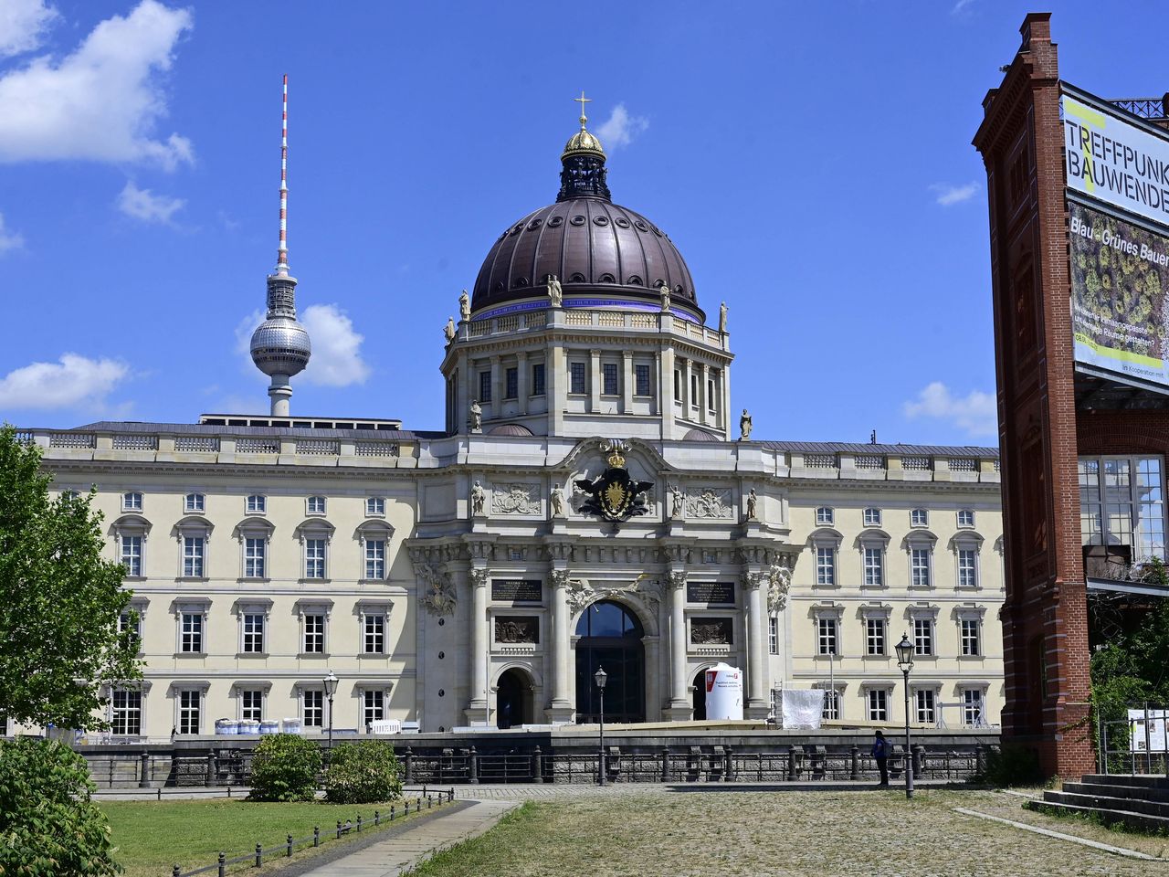Au&szlig;enansicht Humboldt Forum im Berliner Schloss