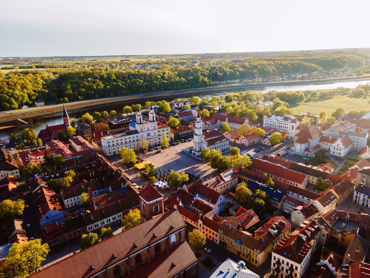 Luftaufnahme Kaunas