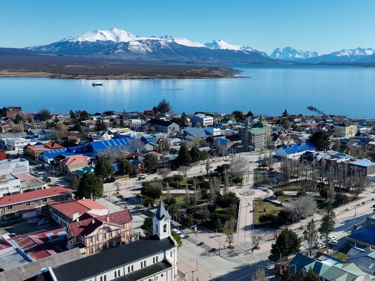 Blick auf Punta Arenas, Chile