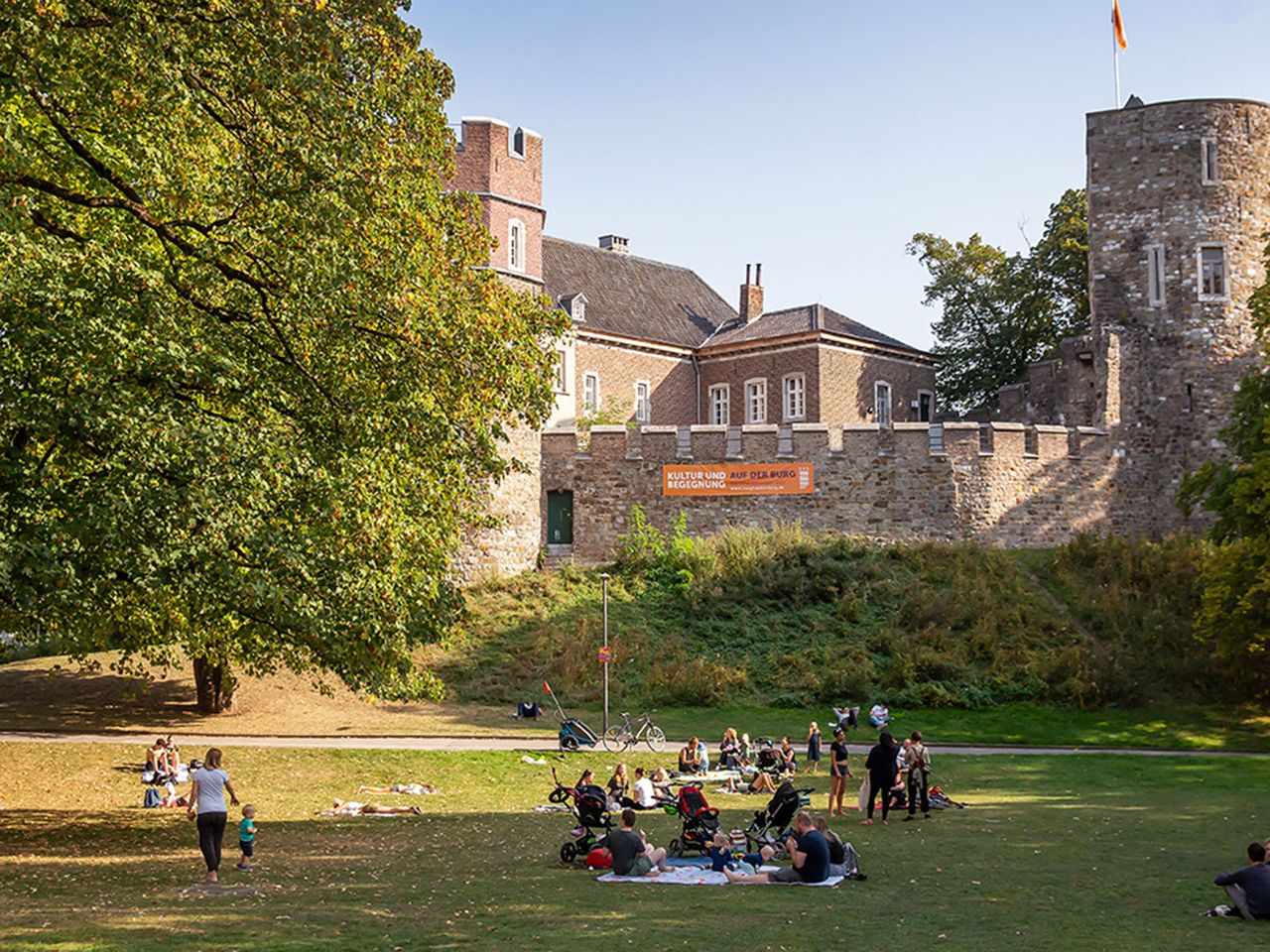 Park rund um die Burg Frankenberg