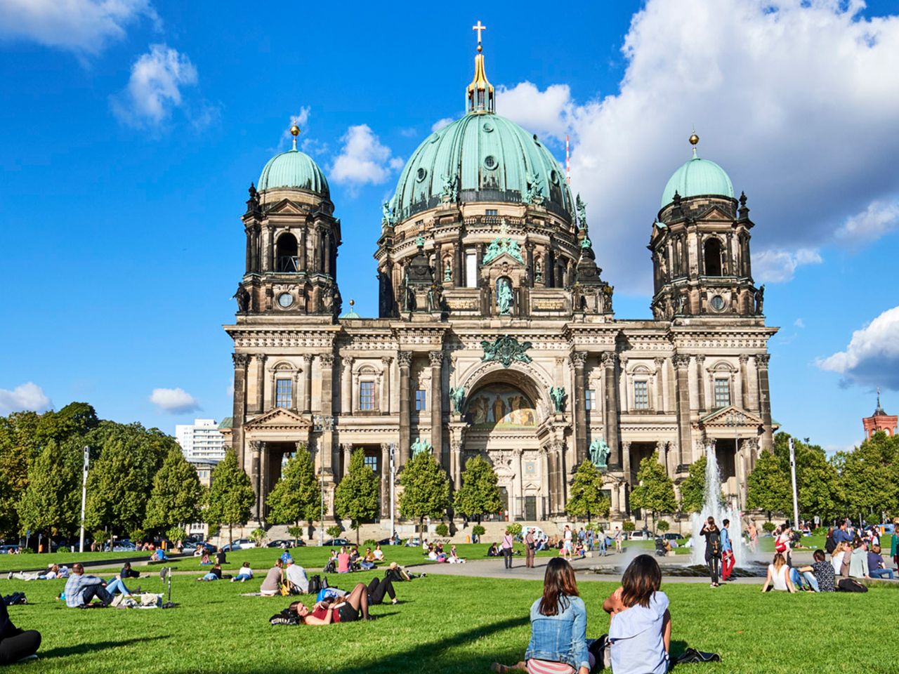 Berliner Dom mit Lustgarten