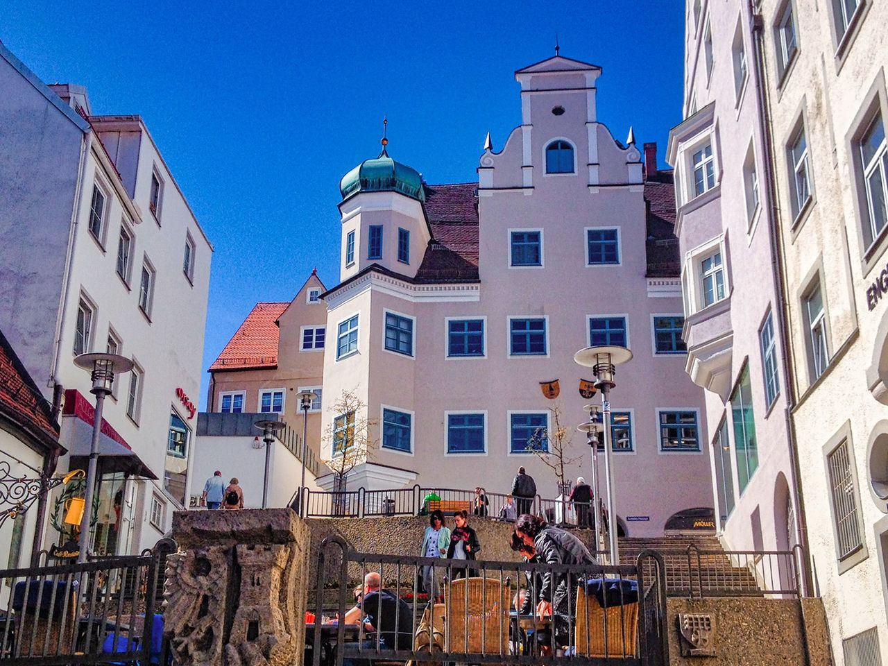 Häuser in der Innenstadt von Kempten
