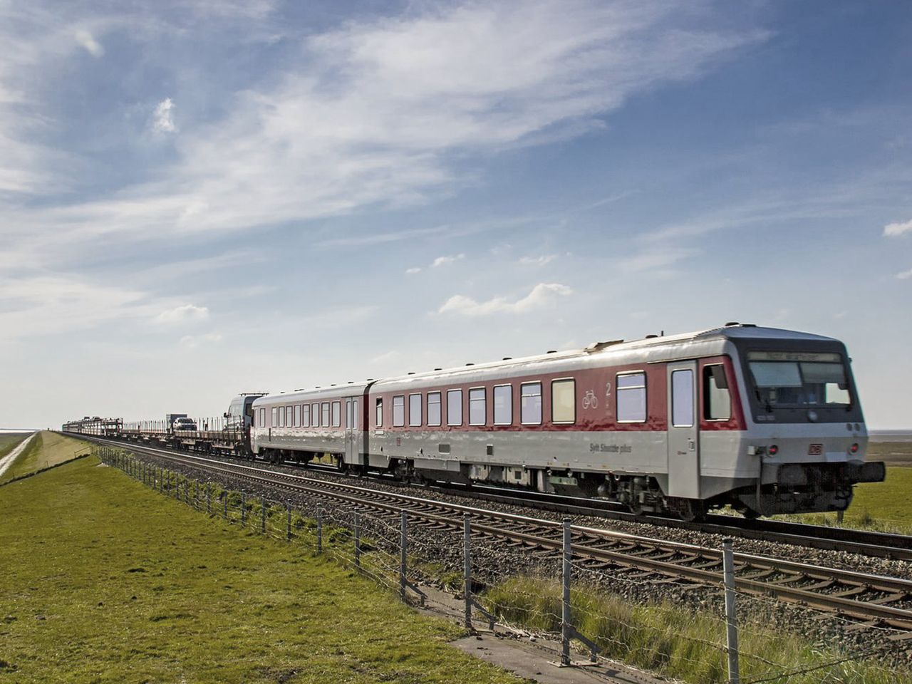 DB Regio Hindenburgdamm Sylt Marschbahn