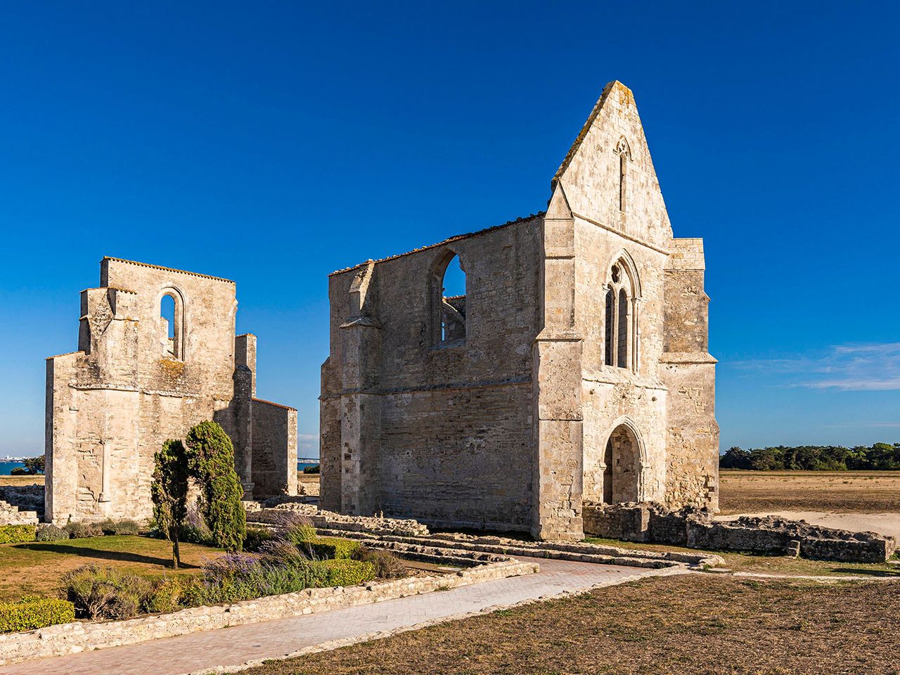 Les Châteliers, Klosterruine auf der Île de Ré