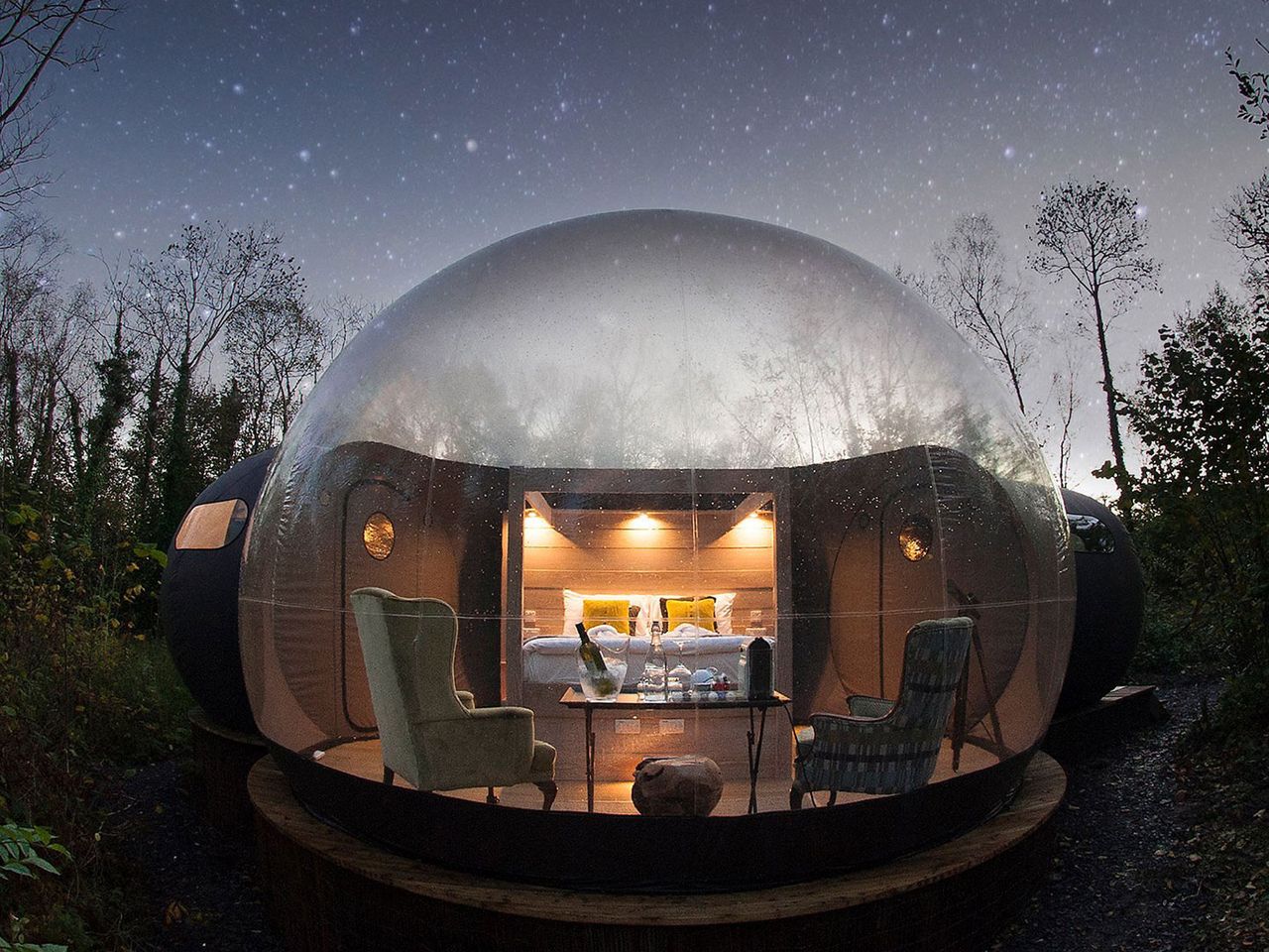 Bubble Domes unterm Sternenhimmel, „Finn Lough“