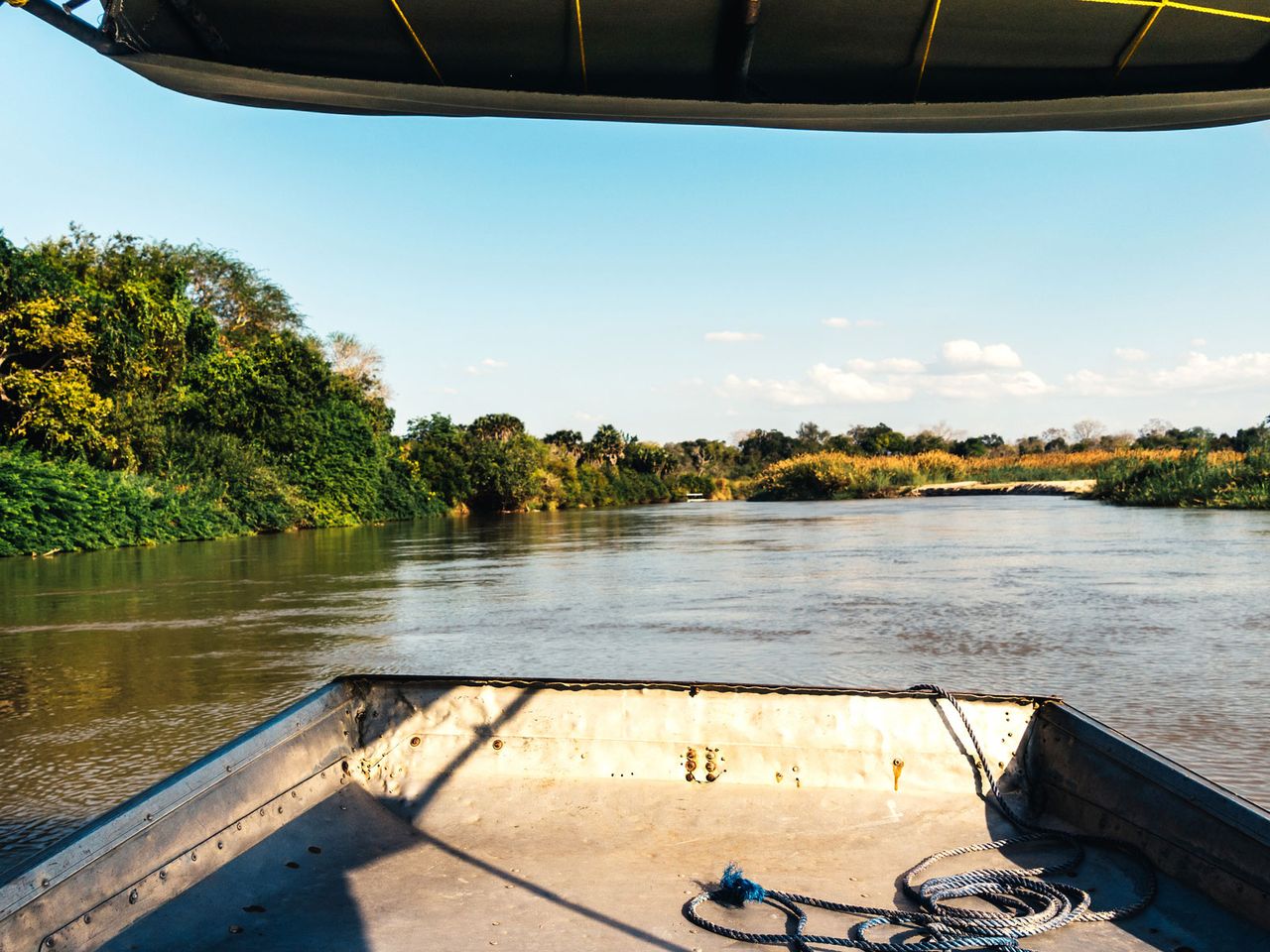 Fluss Rufiji, Nyerere-Nationalpark, Boot