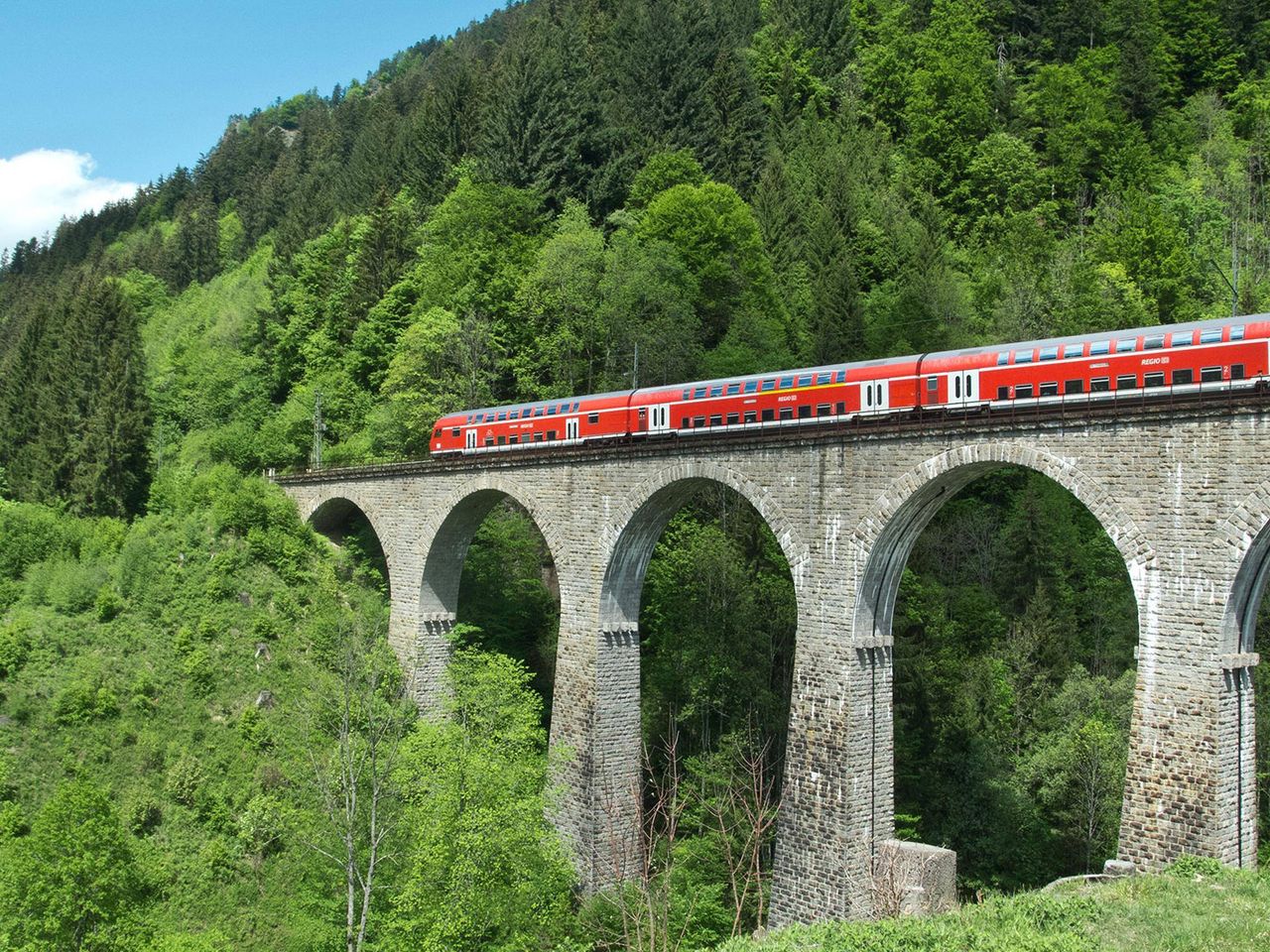 Höllentalbahn, Ravennaviadukt und -schlucht