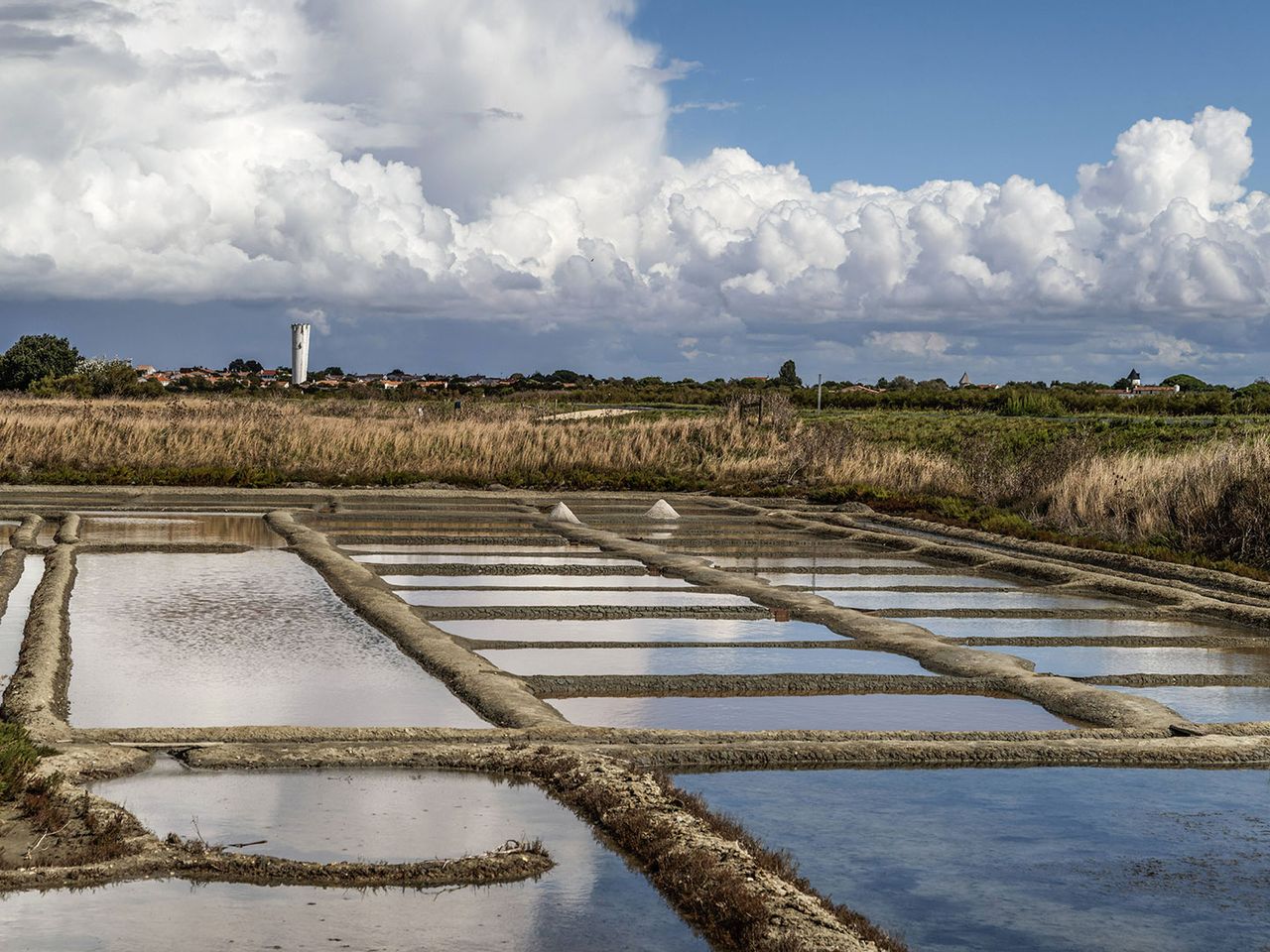 Salzpfannen im Ecomusée du Marais Salant