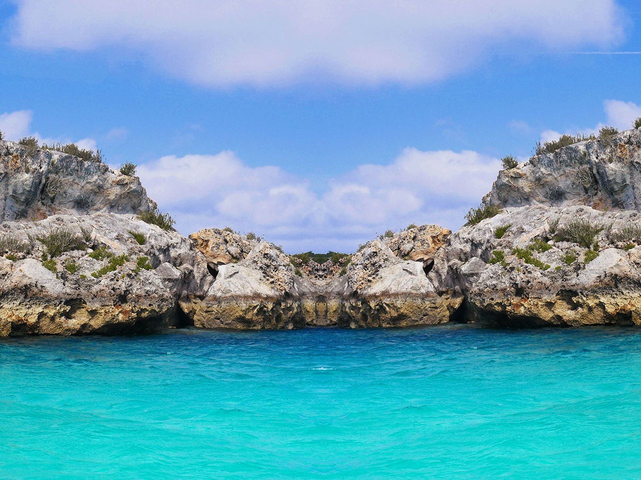 Thunderball Grotto, Schnorcheparadies auf den Bahamas