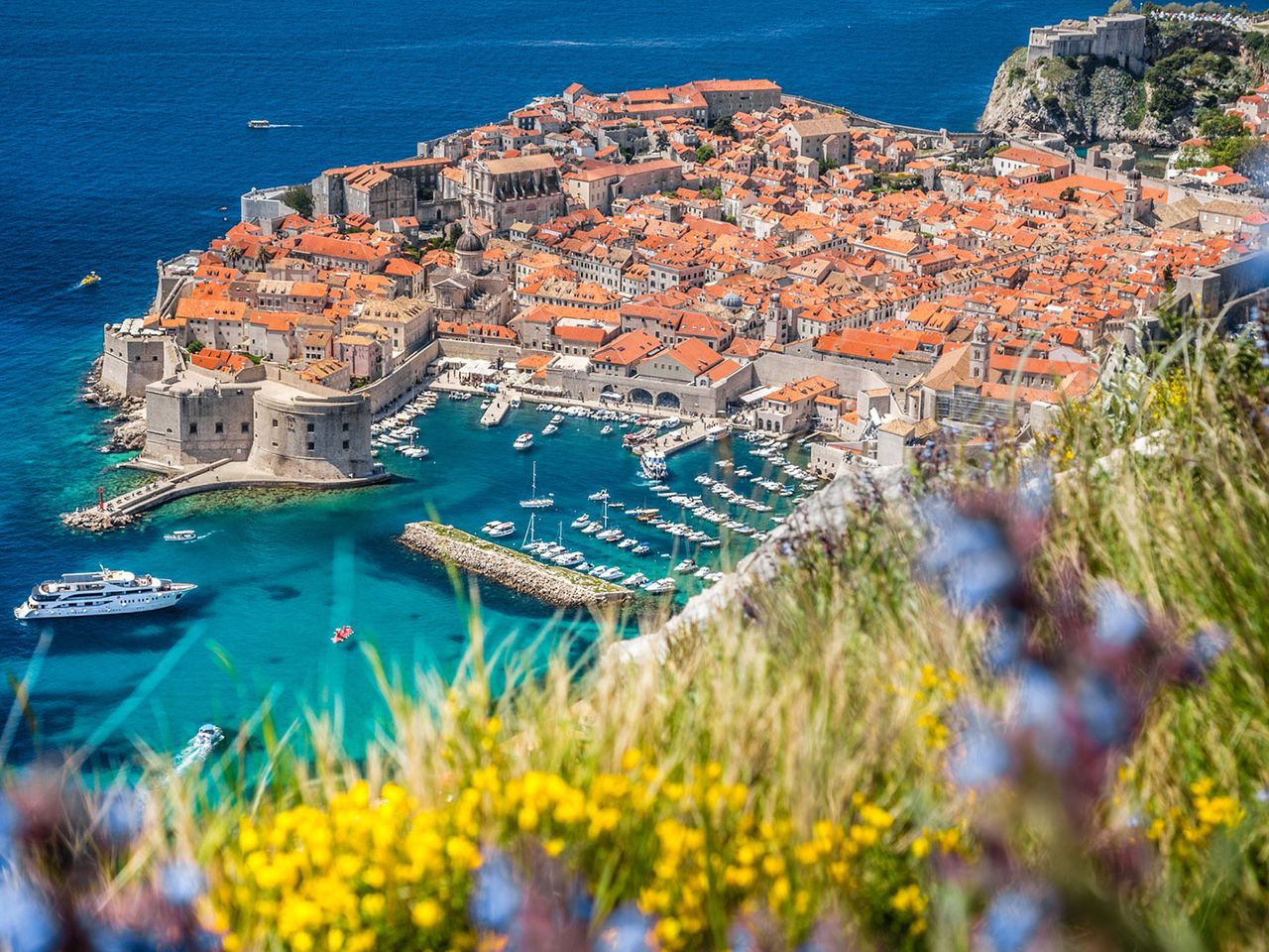 Blick auf die Altstadt von Dubrovnik