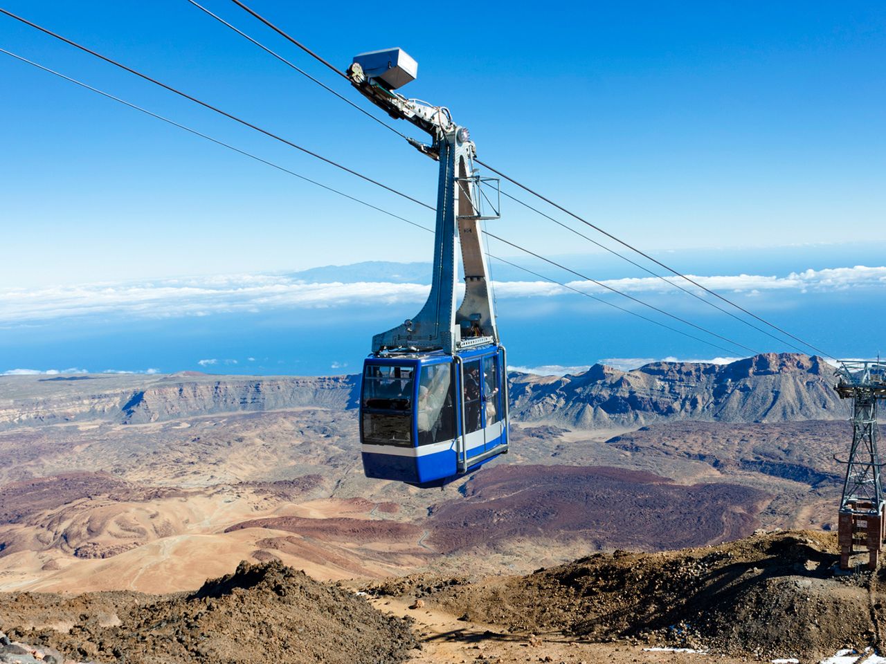 Die Seilbahn im Teide Nationalpark