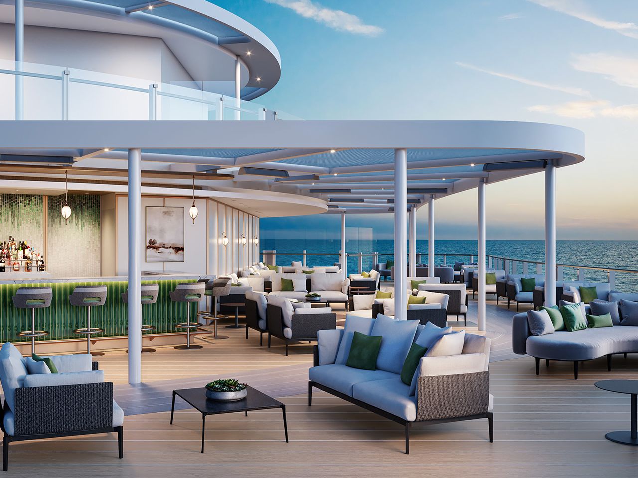 Dusk Bar auf der Silver Ray