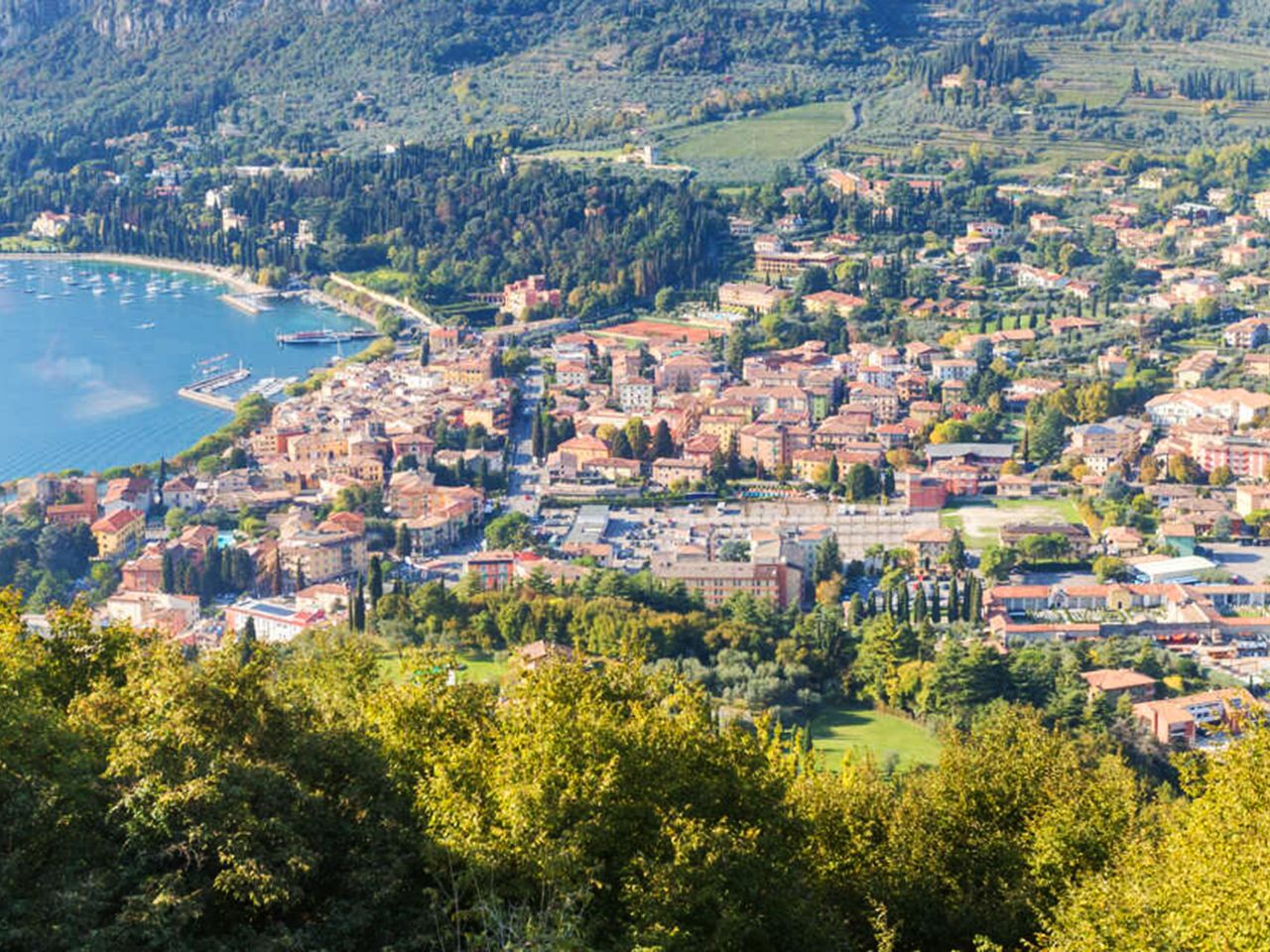 Eremo San Giorgio, Ausblick auf Garda