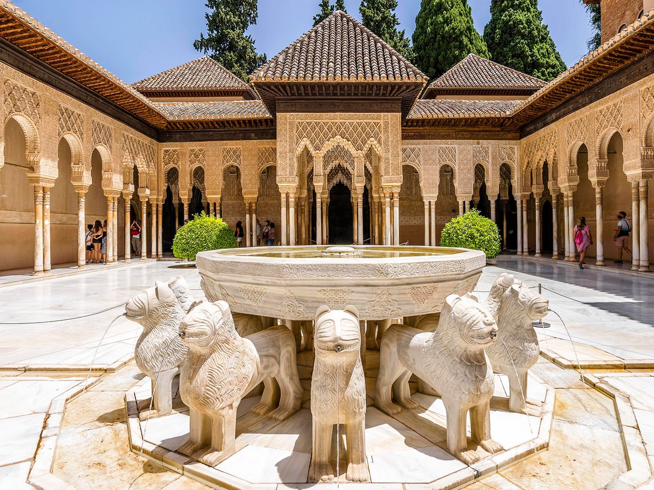 Löwenhof in der Alhambra, Granada