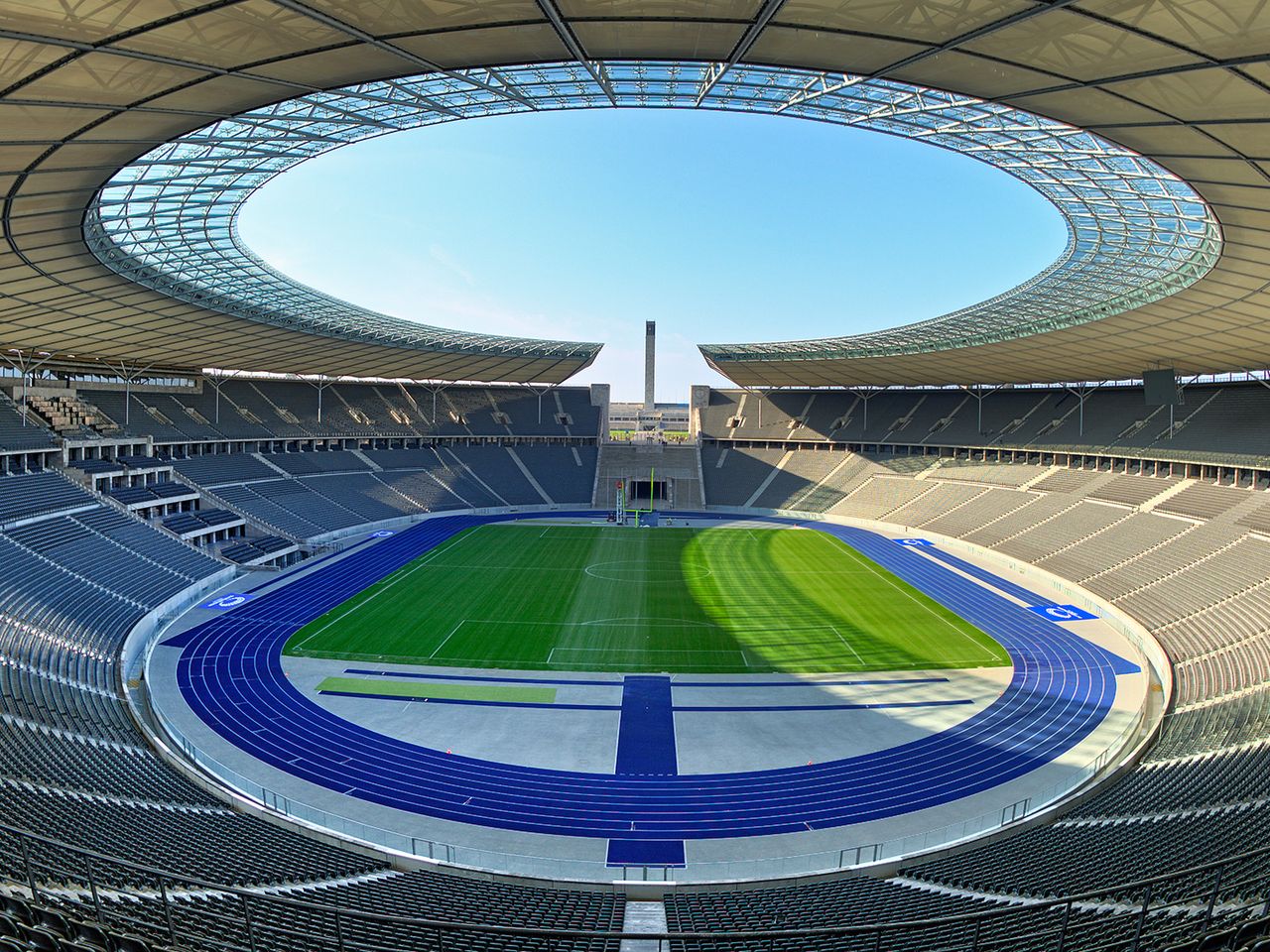 Olympiastadion Berlin von Innen