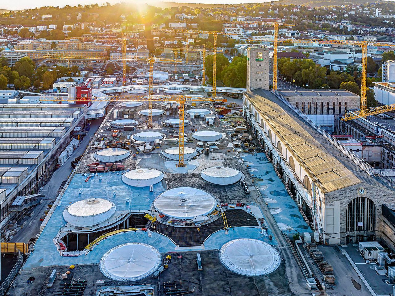 Stuttgart 21, Hauptbahnhof Baustelle