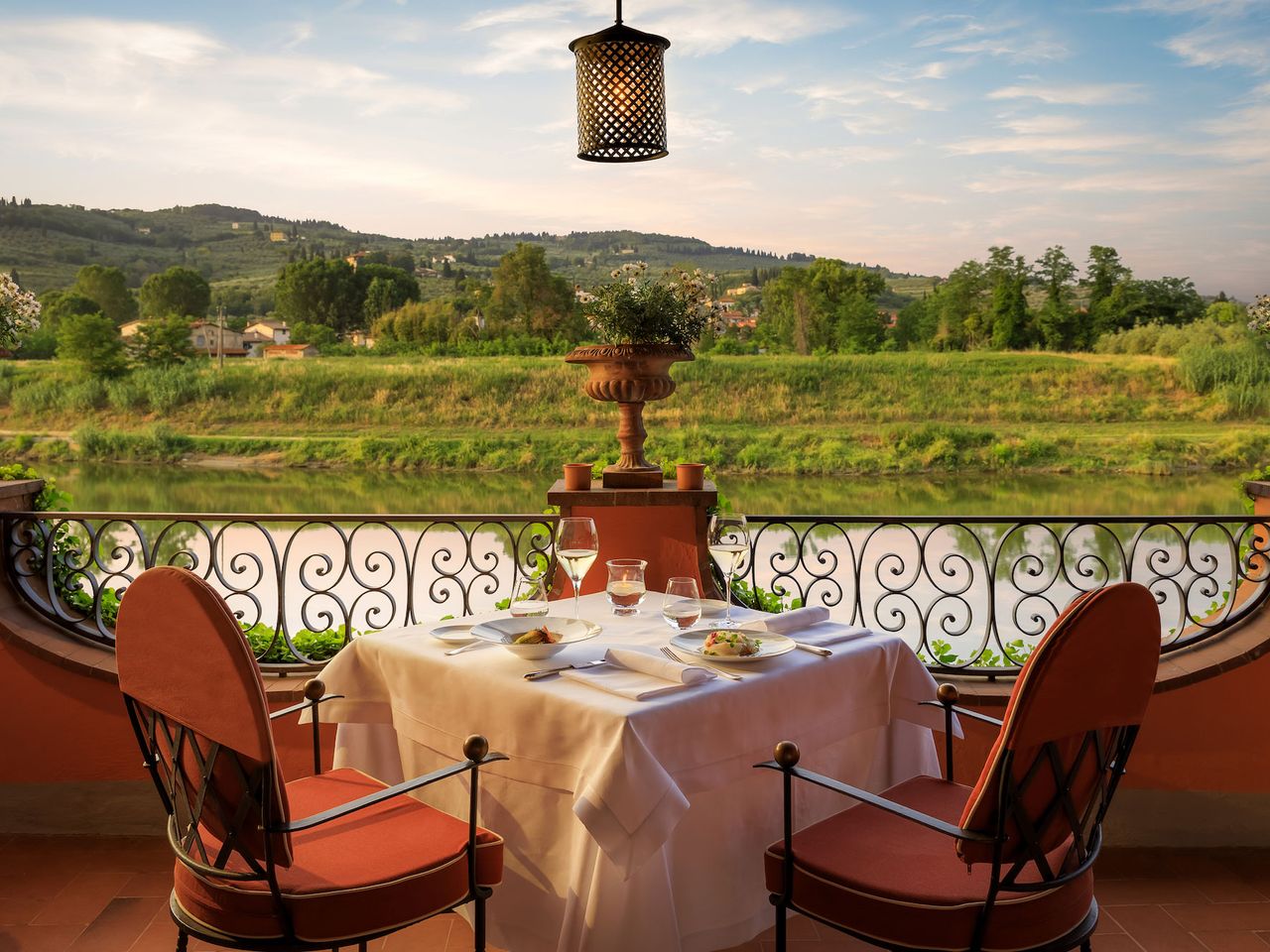 Terrasse des Il Verocchio, Villa La Massa