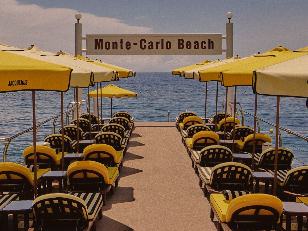 Jacquemus am Monte Carlo Beach Club, Monacco