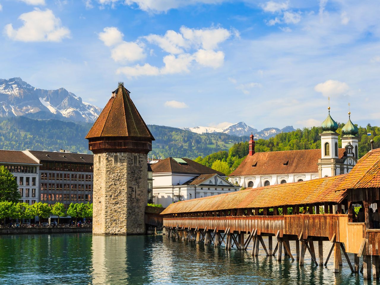 Kapellbrücke und Wasserturm, Luzern