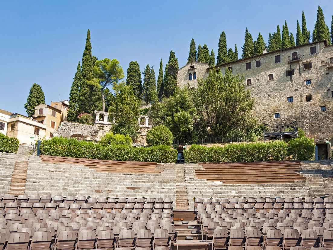 Teatro Romano in Verona, Italien