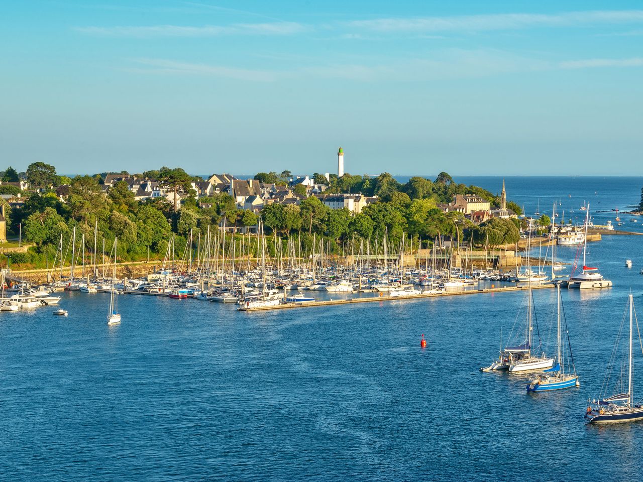 Blick auf Bénodet in der Bretagne