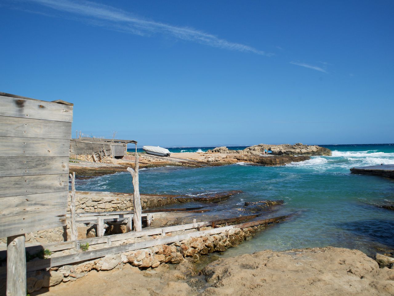 Es Caló Strand auf Formentera