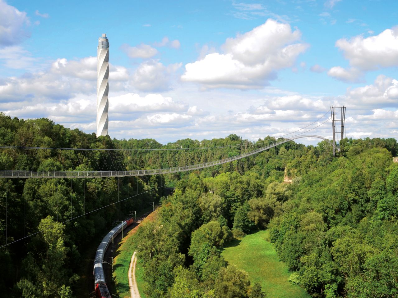 Hängebrücke Neckar Line, Rottweil