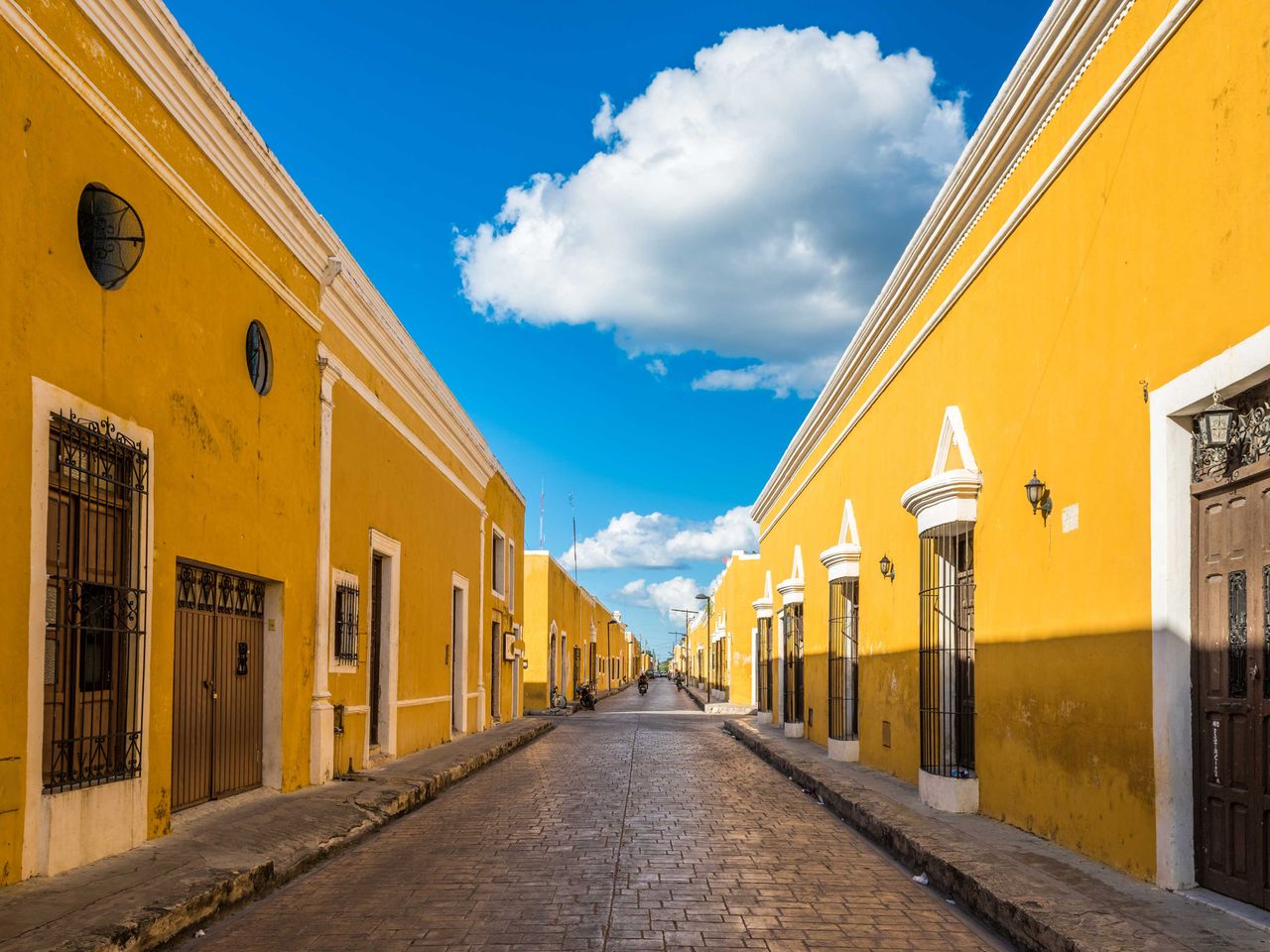 H&auml;user in Izamal, Mexiko