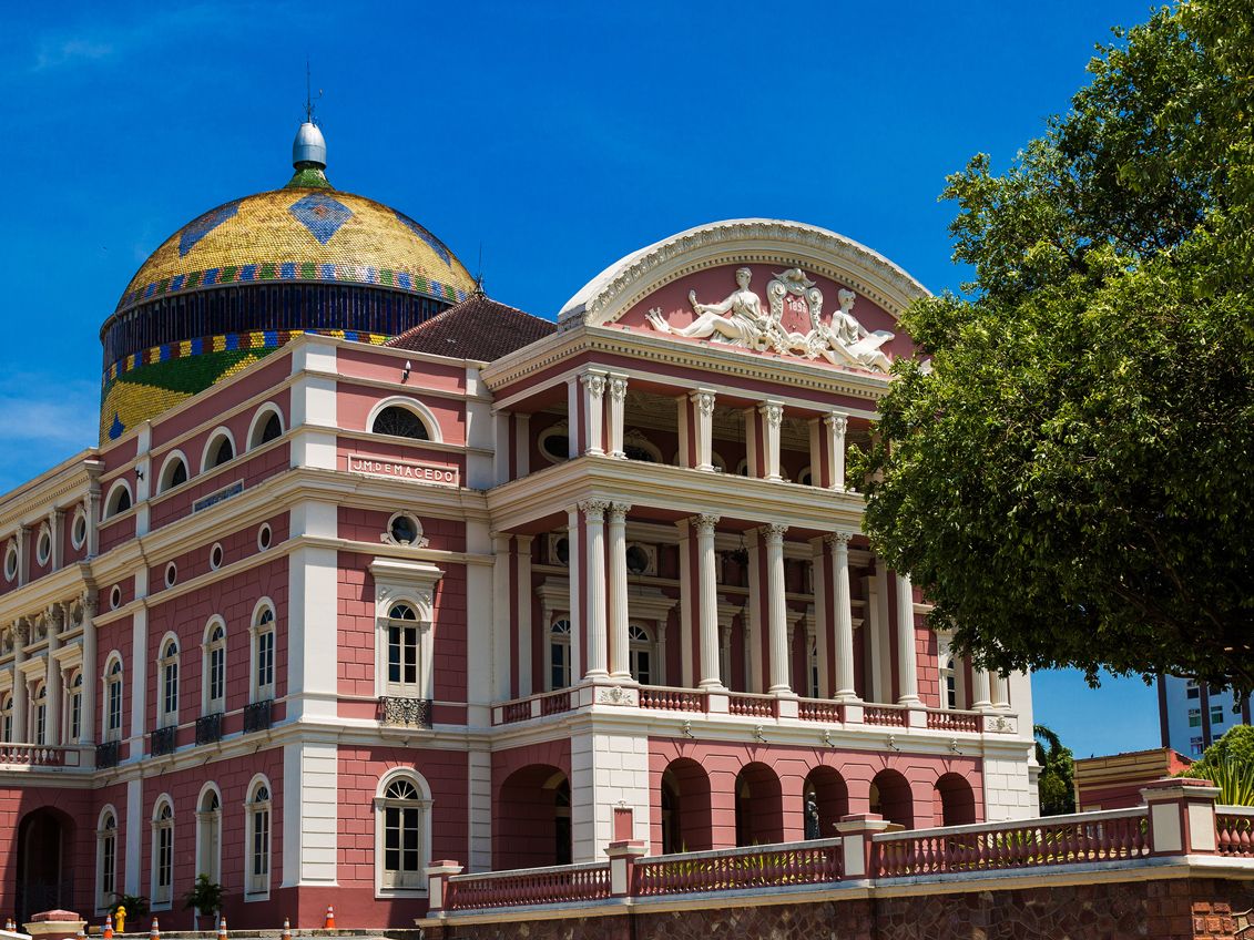 Teatro Amazonas in Manaus, Brasilien