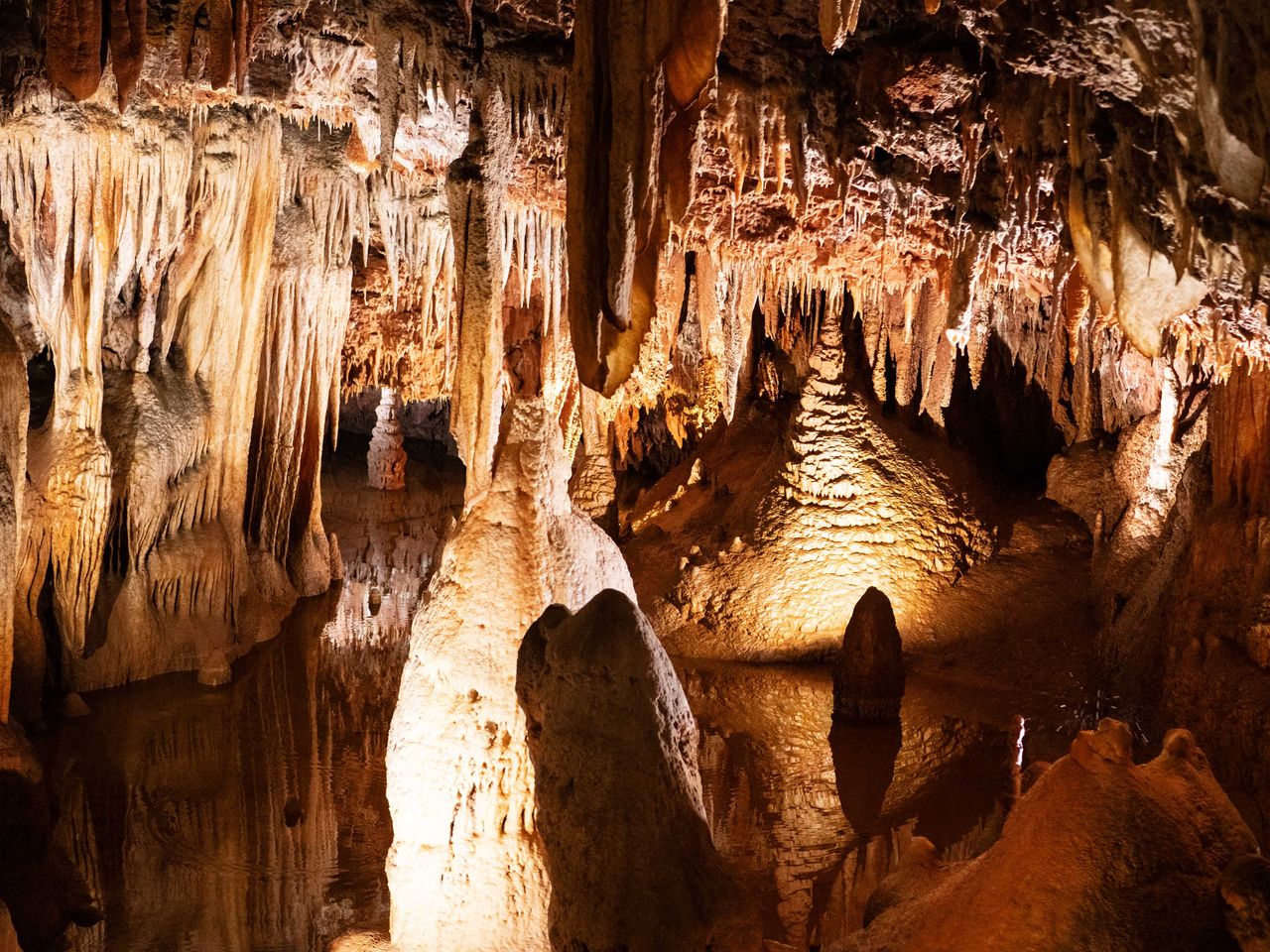 Baredine-H&ouml;hle in Istrien von innen