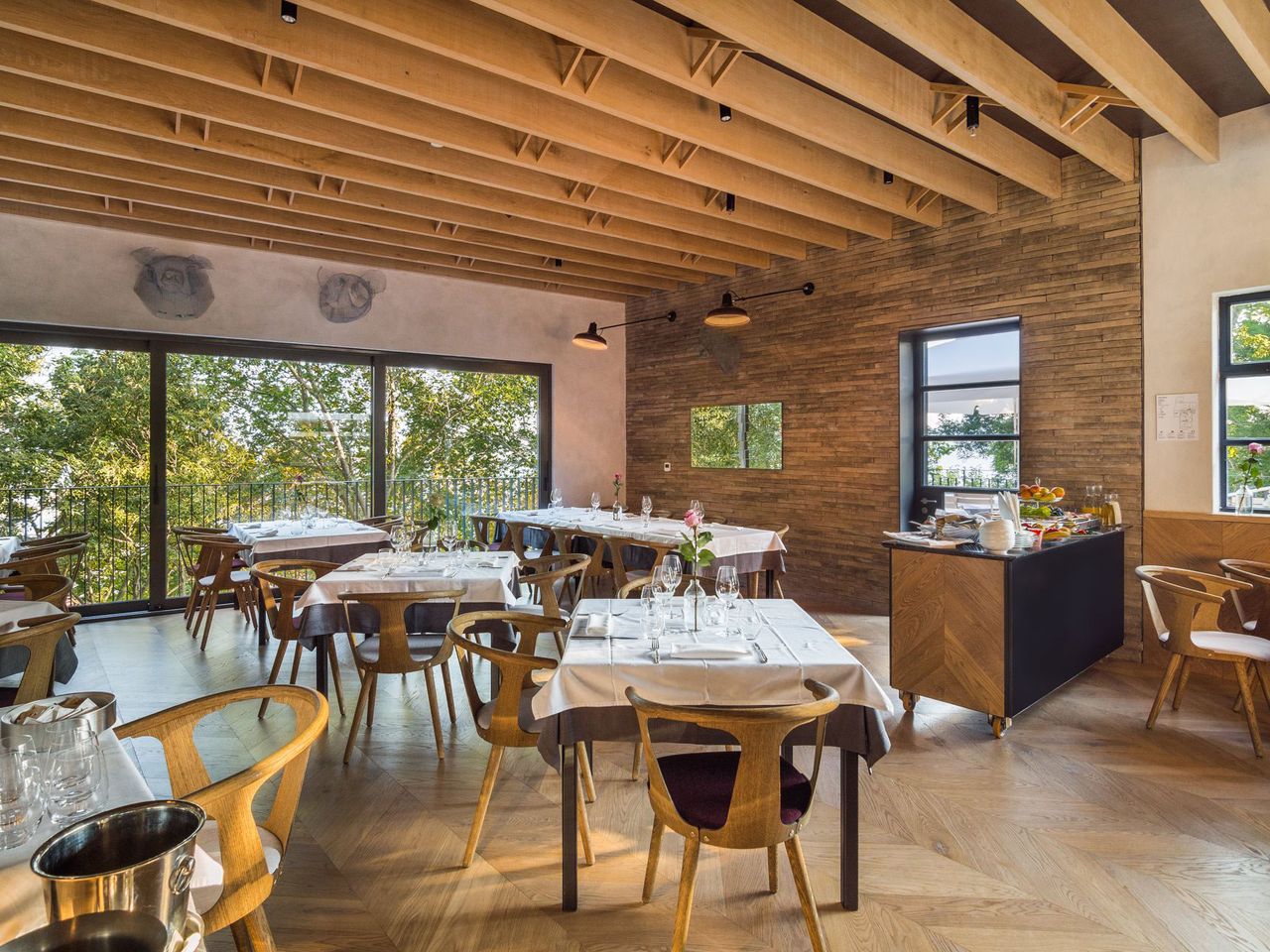 Restaurant im Hotel Peteani in Labin