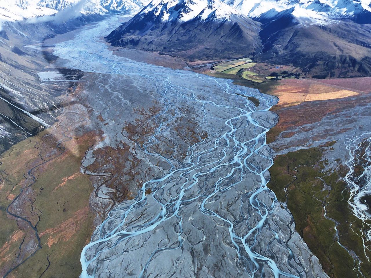 Delta des Godley River
