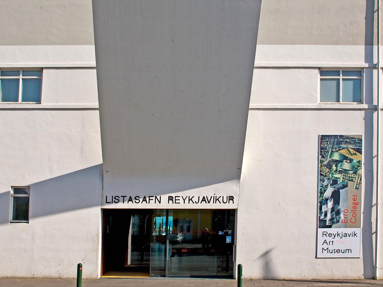 Der Eingang des Reykjavík Art Museum