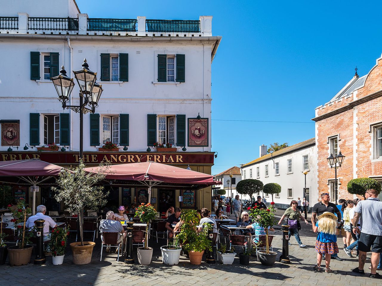 Blick auf die Main Street in Gibraltar