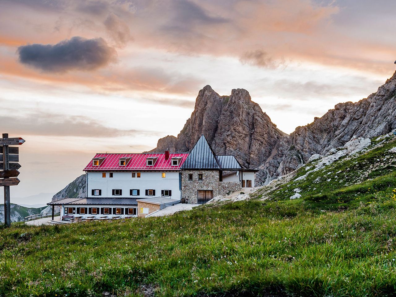 Hütte Tierser Alpl, Rosengarten
