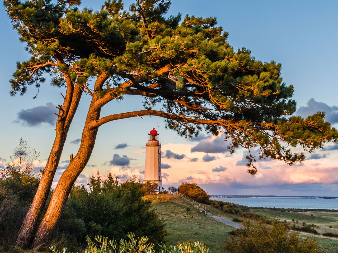 Leuchtturm Dornbusch auf Hiddensee