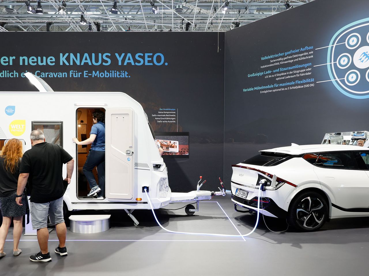 Wohnwagen „Yaseo“ von Knaus, Caravan Salon 2023