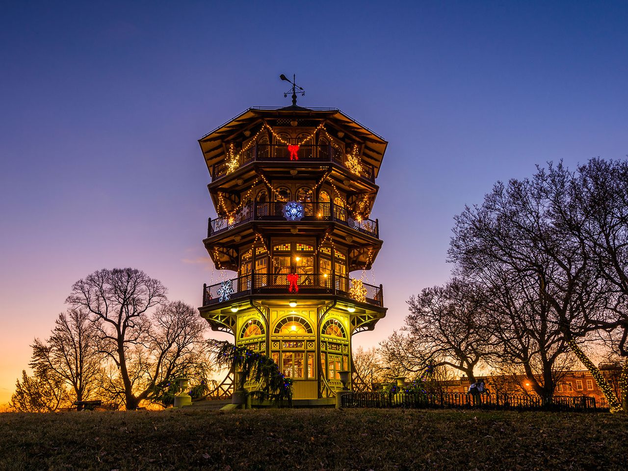 Weihnachtspyramide in Baltimore