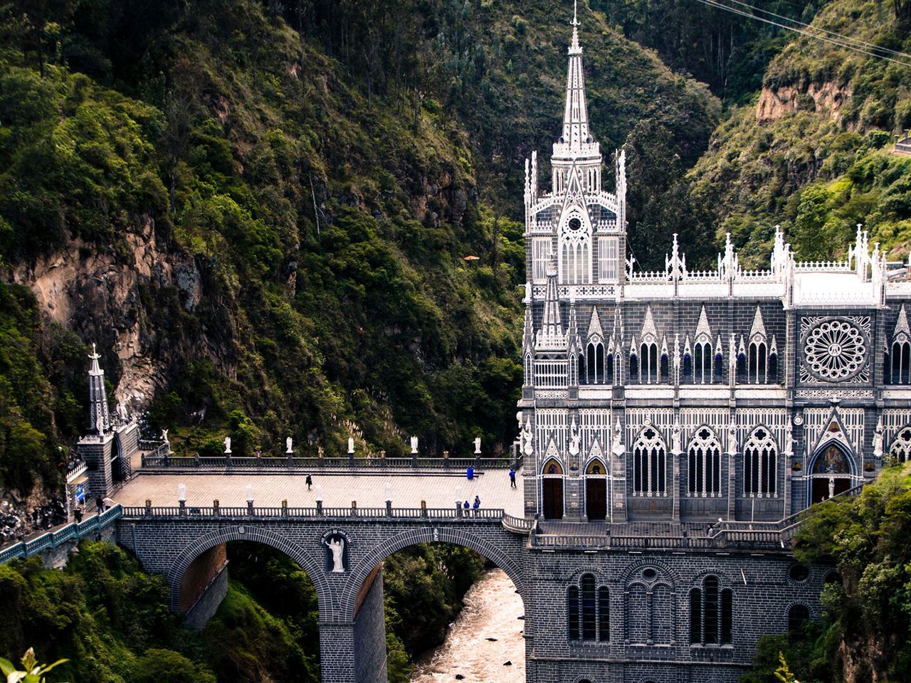 Santuario de Las Lajas im Süden von Kolumbien