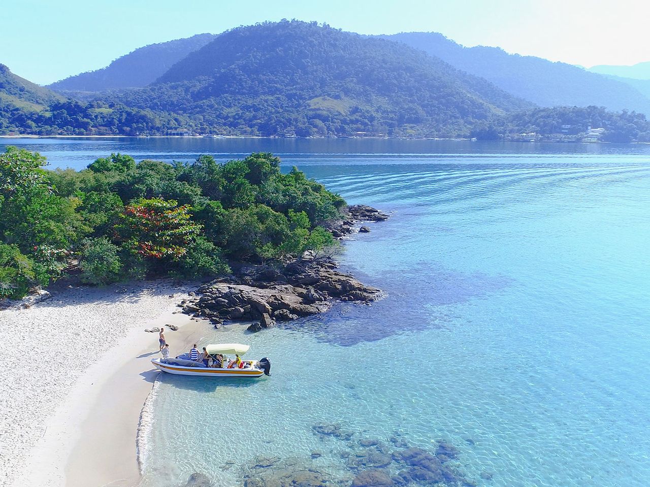 die Bucht der Ilha Cataguás in Brasilien