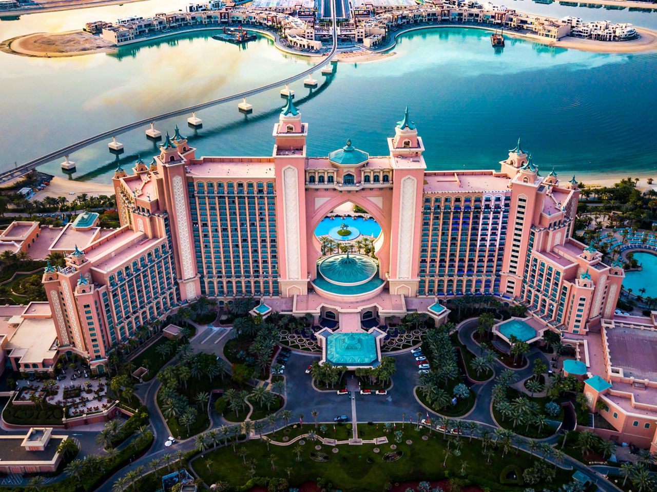Atlantis Hotel auf der Palm Jumeriah in Dubai