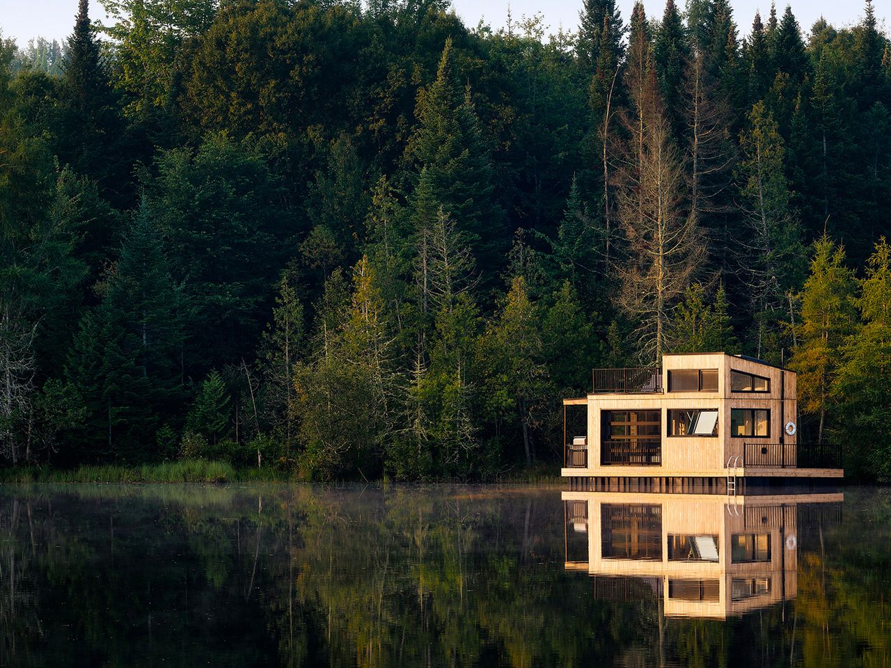 Bora Boréal in der Nähe von Montreal, Kanada